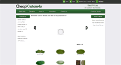Desktop Screenshot of cheapkratom4u.com